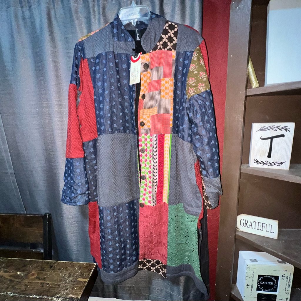 Sacred Threads Patchwork Jacket Coat